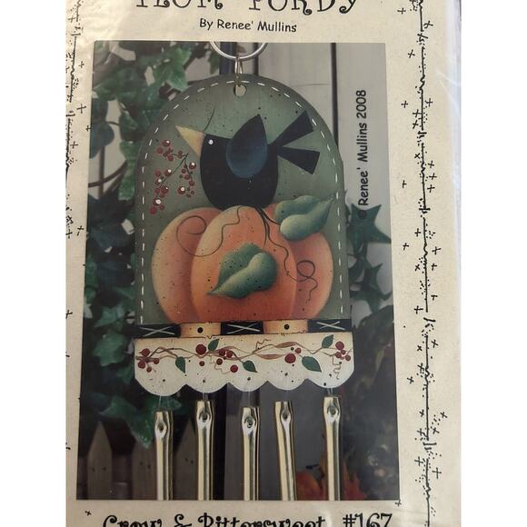 Plum Purdy Designs Fall Crow And Bittersweet Chime #167 Pattern/Instructions ‘08 - Picture 2 of 3